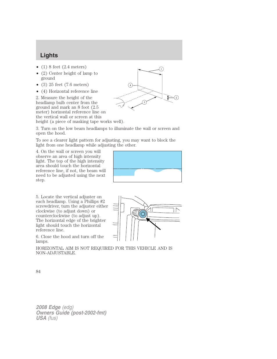 Lights | FORD 2008 Edge User Manual | Page 84 / 336