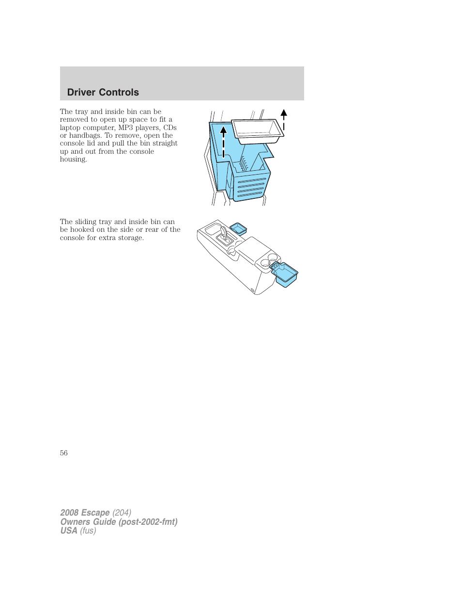 FORD 2008 Escape v.3 User Manual | Page 56 / 304