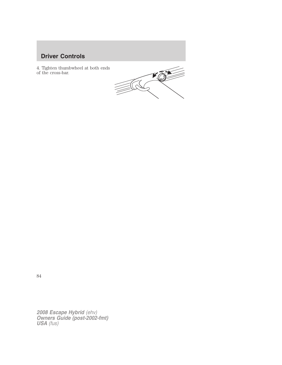 FORD 2008 Escape Hybrid v.2 User Manual | Page 84 / 320