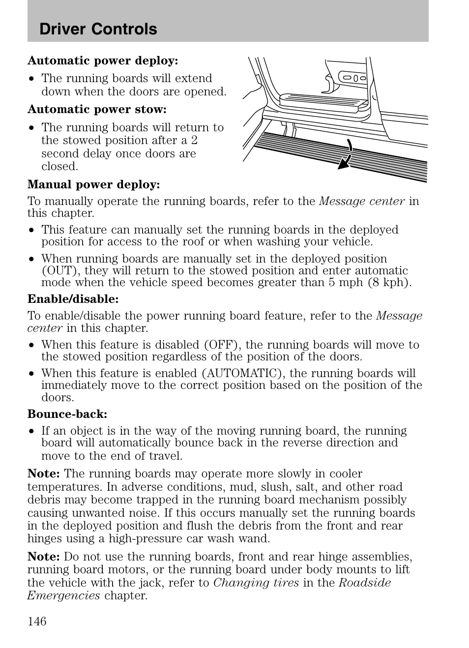 Driver controls | FORD 2008 Explorer v.3 User Manual | Page 146 / 400