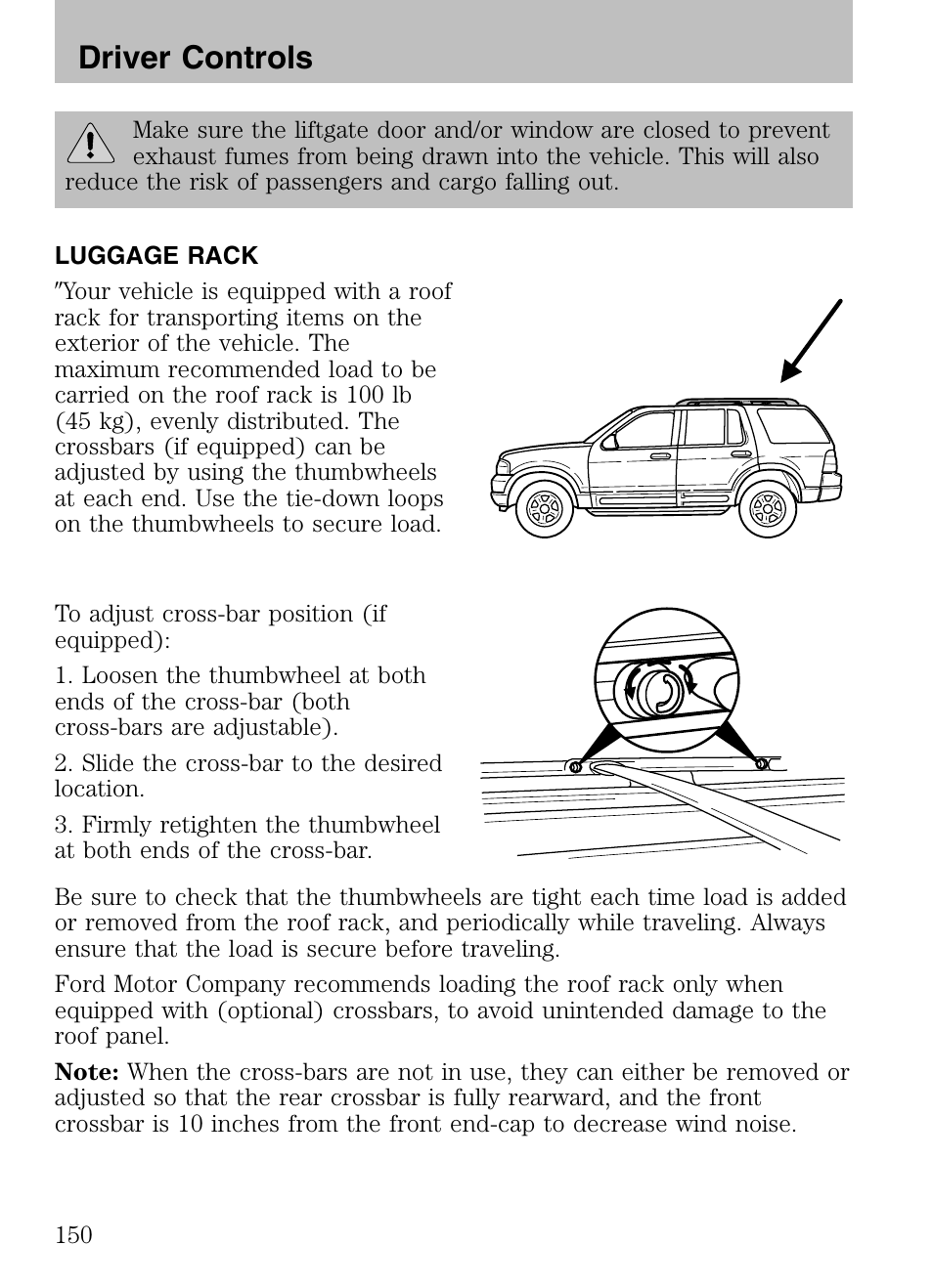 Driver controls | FORD 2008 Explorer v.3 User Manual | Page 150 / 400