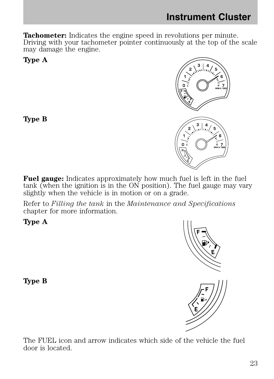 Instrument cluster | FORD 2008 Explorer v.3 User Manual | Page 23 / 400