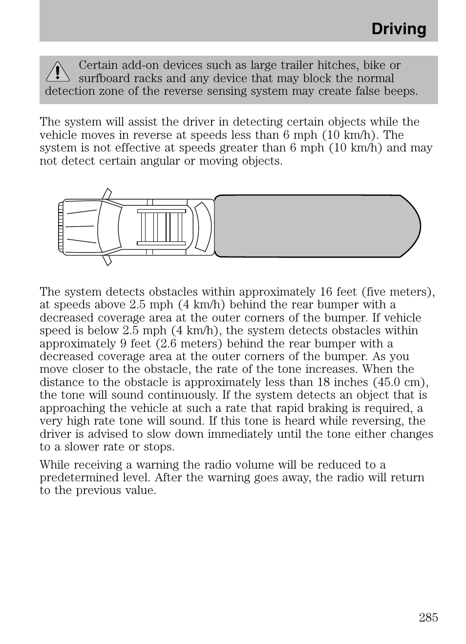 Driving | FORD 2008 Explorer v.3 User Manual | Page 285 / 400