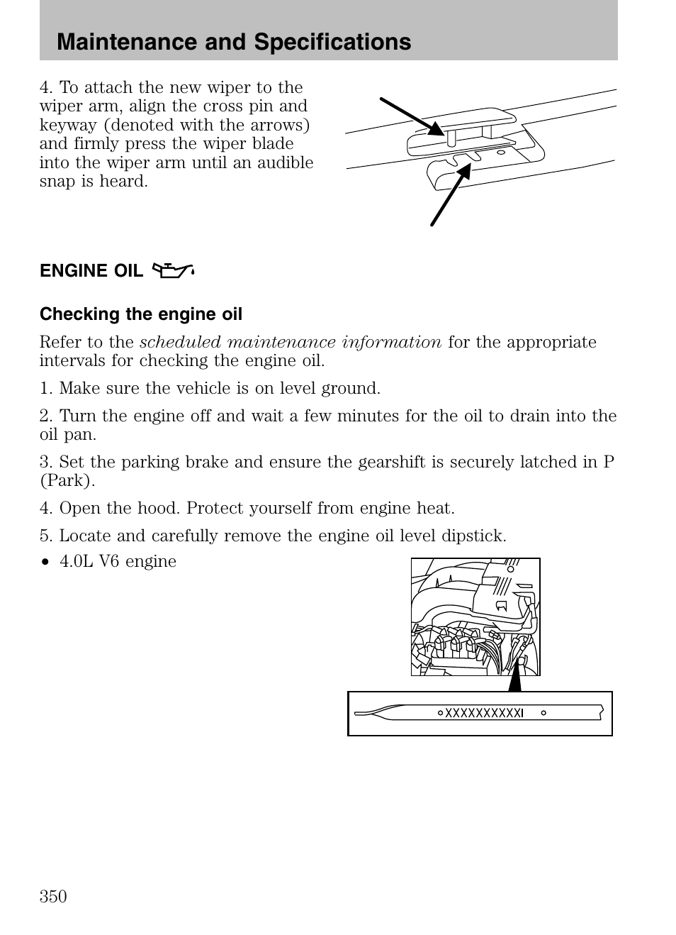 Maintenance and specifications | FORD 2008 Explorer v.3 User Manual | Page 350 / 400