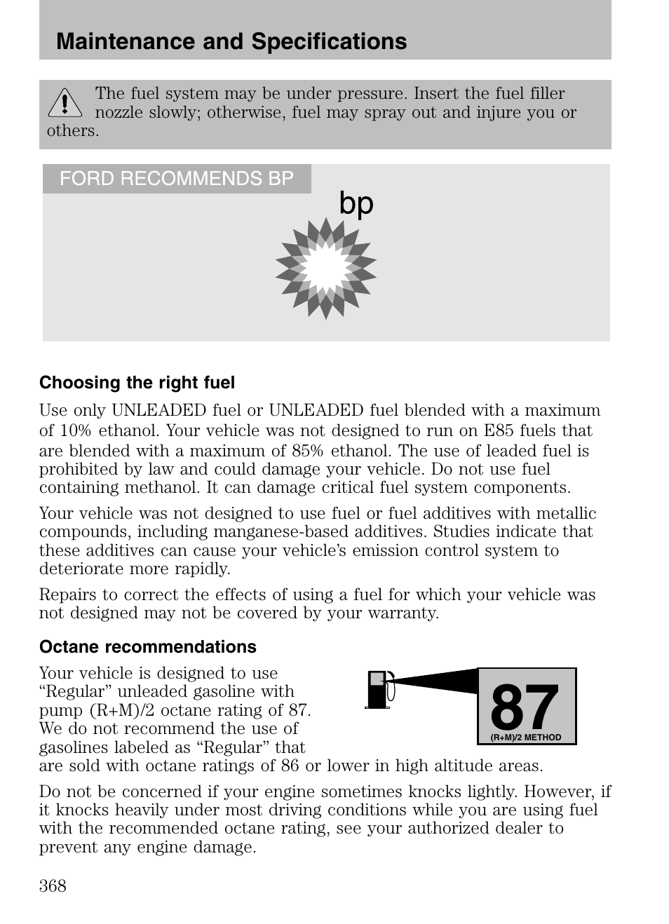 FORD 2008 Explorer v.3 User Manual | Page 368 / 400