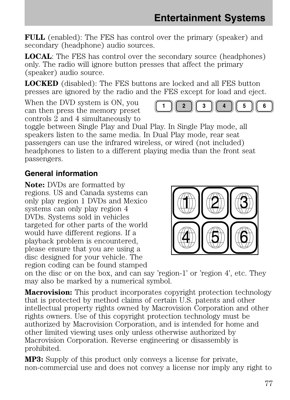 Entertainment systems | FORD 2008 Explorer v.3 User Manual | Page 77 / 400