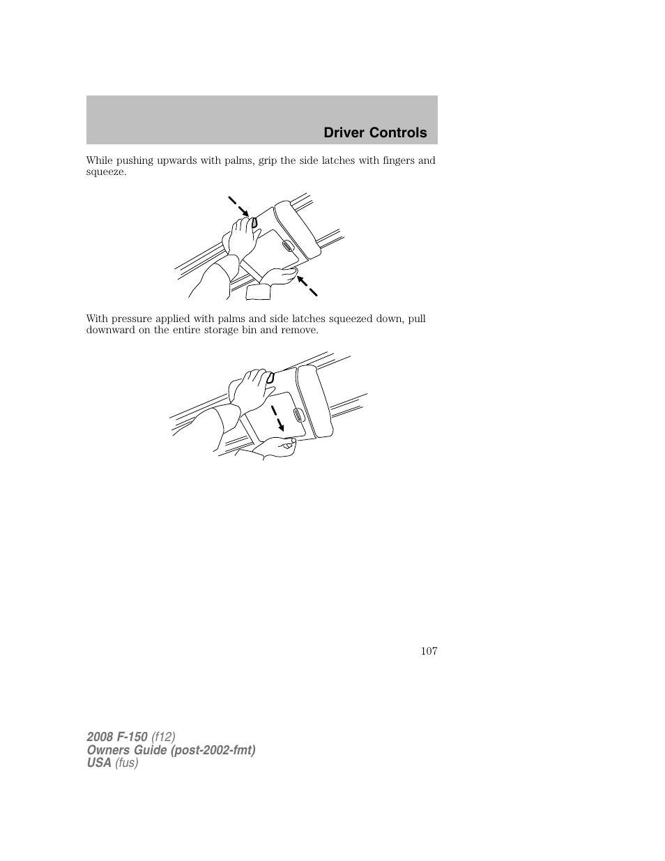 FORD 2008 F-150 v.1 User Manual | Page 107 / 400