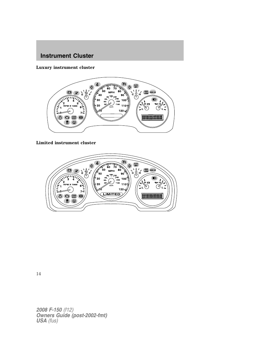 FORD 2008 F-150 v.1 User Manual | Page 14 / 400