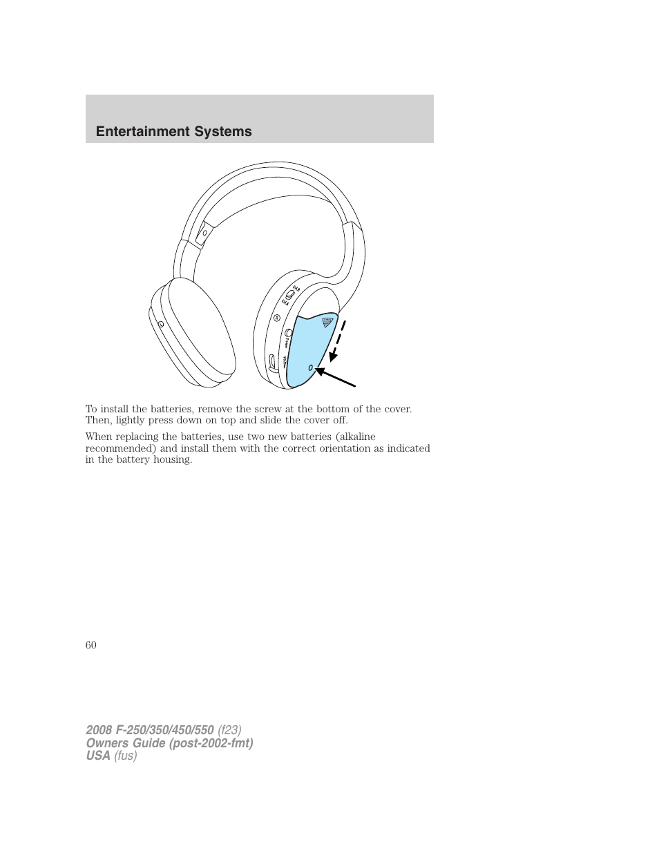 FORD 2008 F-550 v.3 User Manual | Page 60 / 392