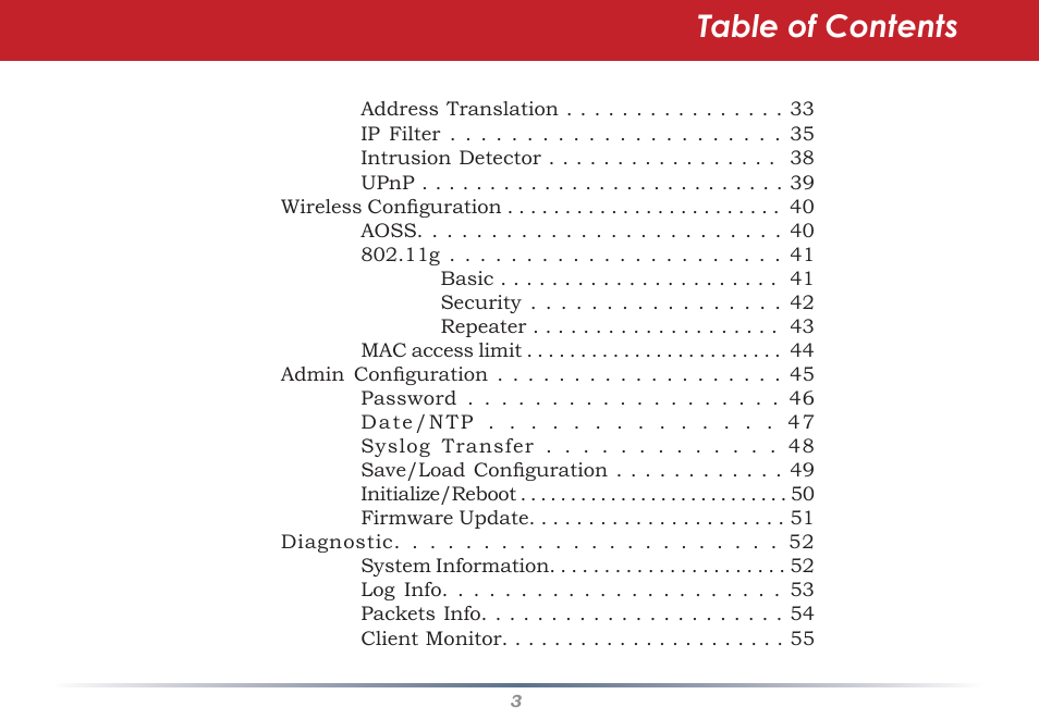 Buffalo Technology WHR-G54S User Manual | Page 3 / 93
