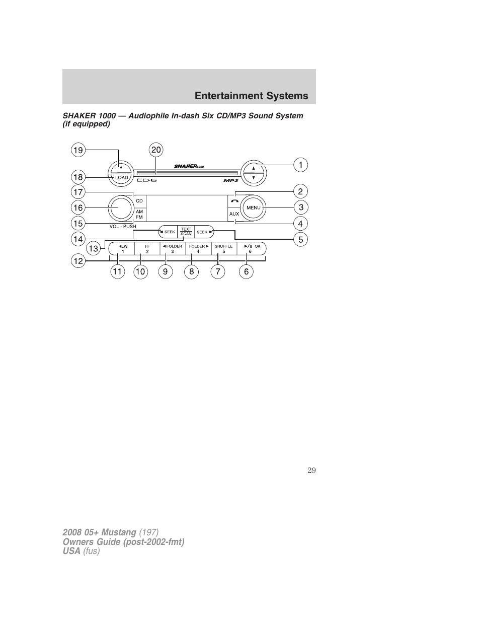 FORD 2008 Mustang v.3 User Manual | Page 29 / 285