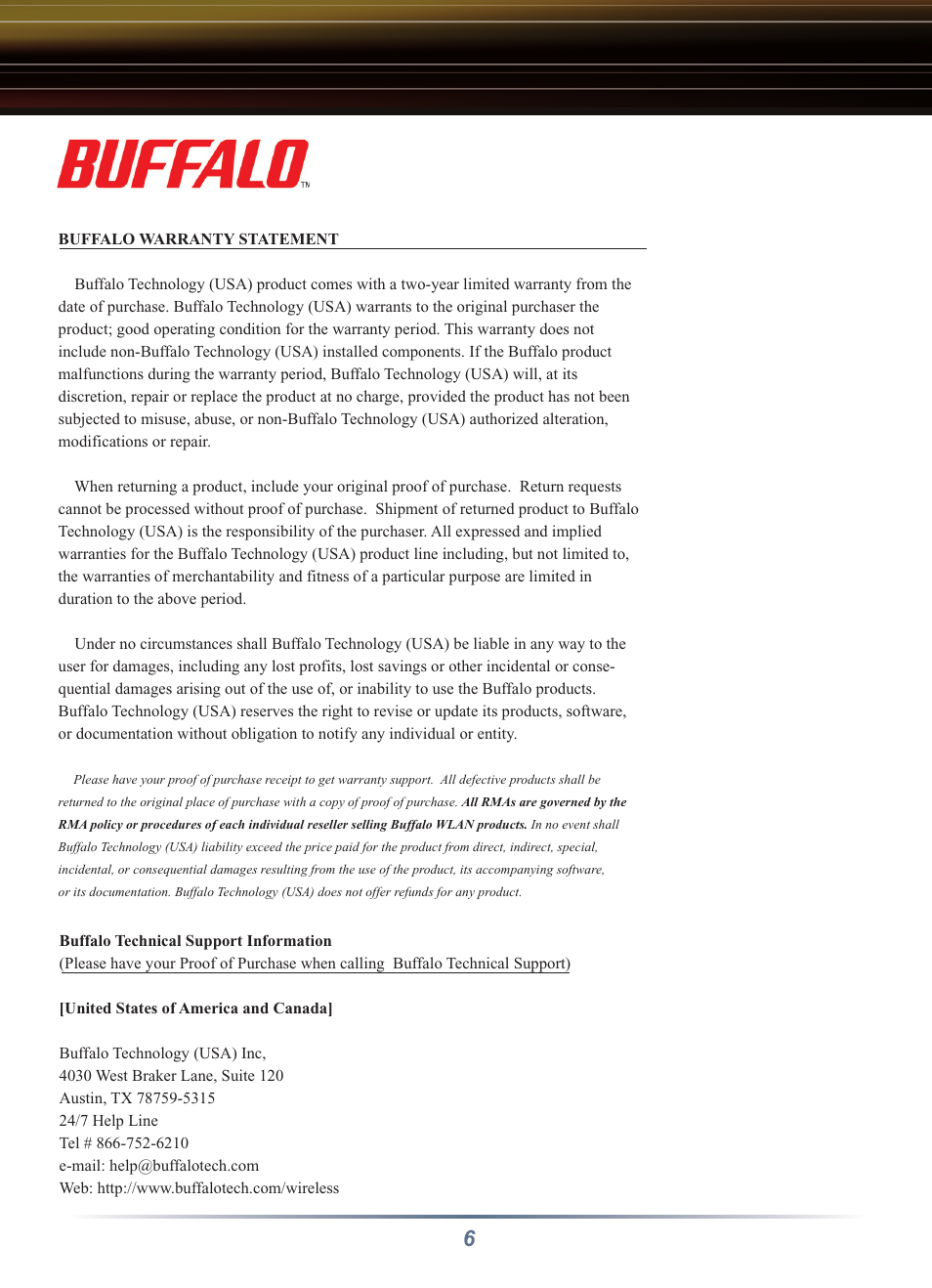 Buffalo Technology WLE-POE-S User Manual | Page 6 / 8