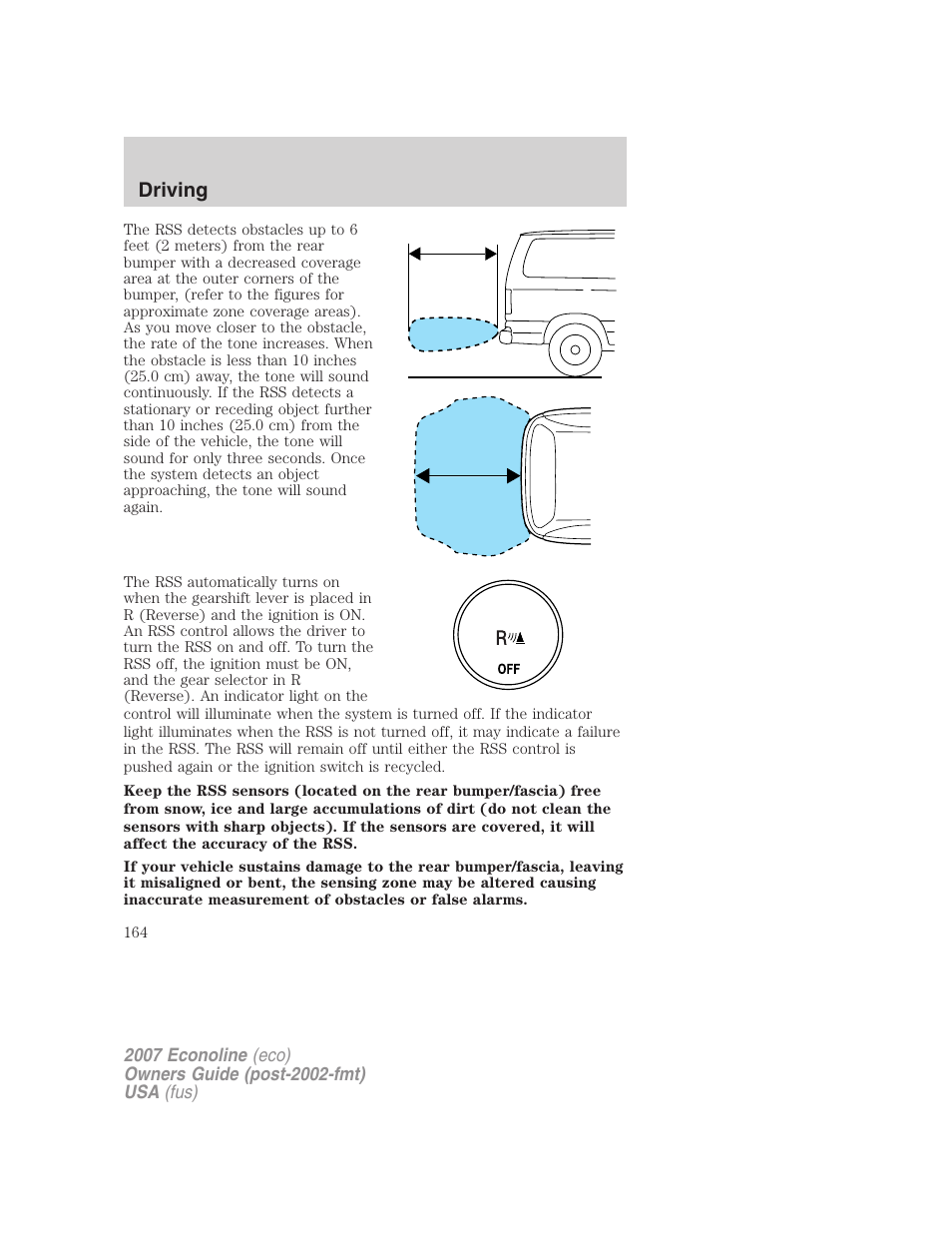 Driving | FORD 2007 E-450 v.2 User Manual | Page 164 / 264
