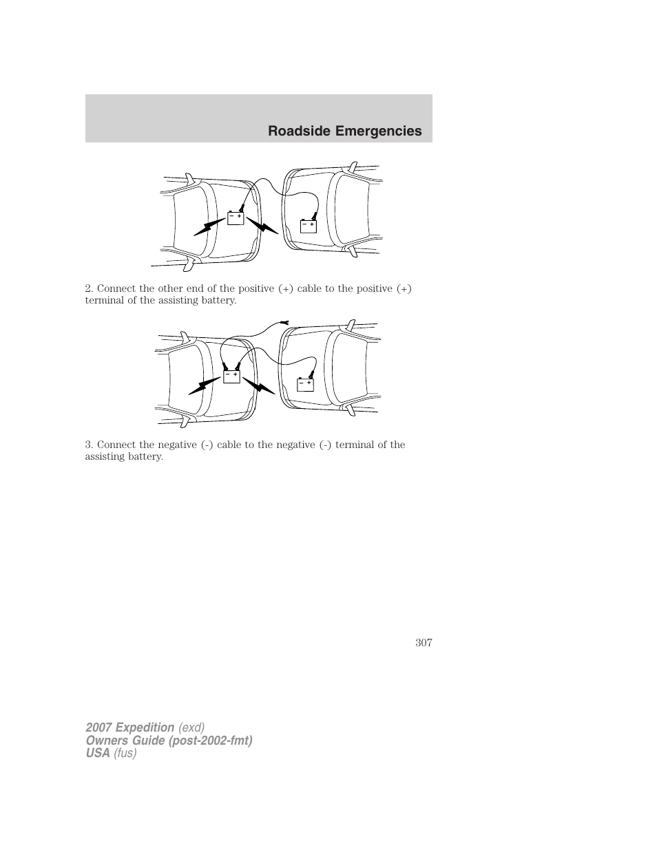 Roadside emergencies | FORD 2007 Expedition v.3 User Manual | Page 307 / 376