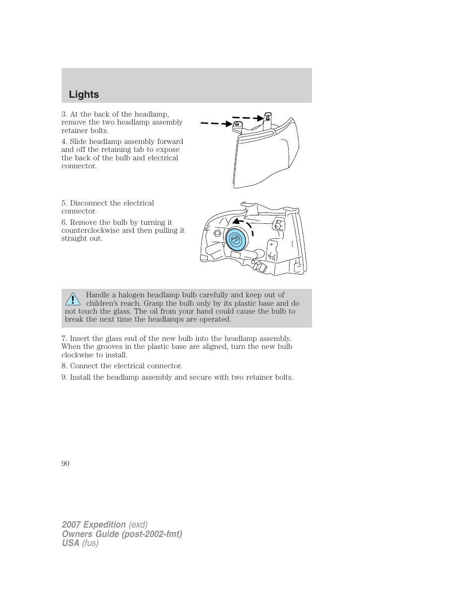 Lights | FORD 2007 Expedition v.3 User Manual | Page 90 / 376