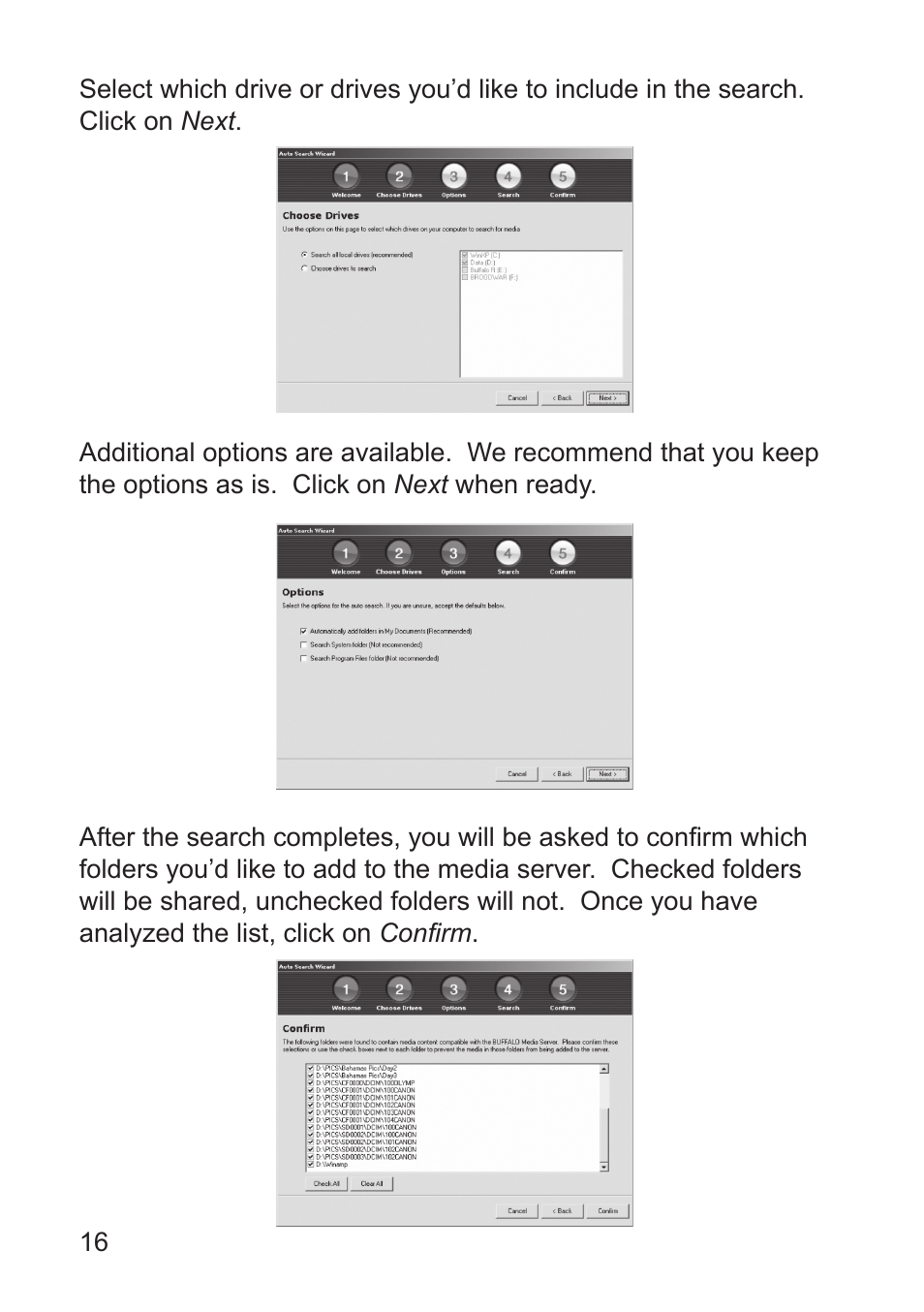 Buffalo Technology LT-H90 User Manual | Page 16 / 38