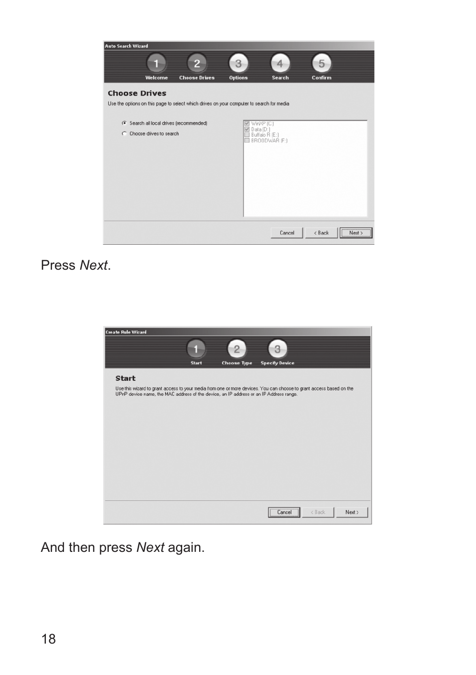 Buffalo Technology LT-H90 User Manual | Page 18 / 38