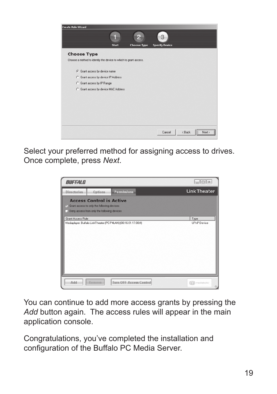 Buffalo Technology LT-H90 User Manual | Page 19 / 38