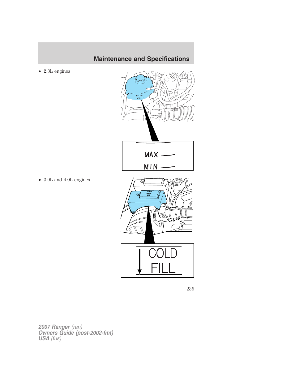FORD 2007 Ranger v.1 User Manual | Page 235 / 280
