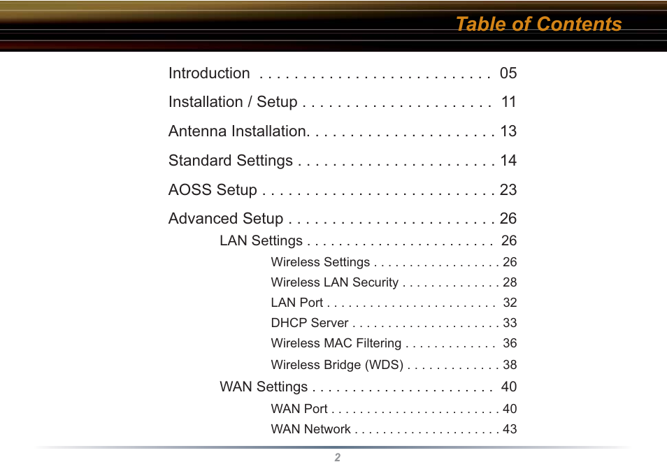 Buffalo Technology WHR3-G54 User Manual | Page 2 / 95
