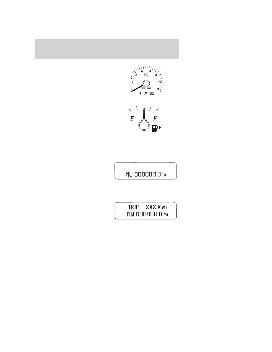 Instrument cluster | FORD 2007 Taurus User Manual | Page 14 / 232