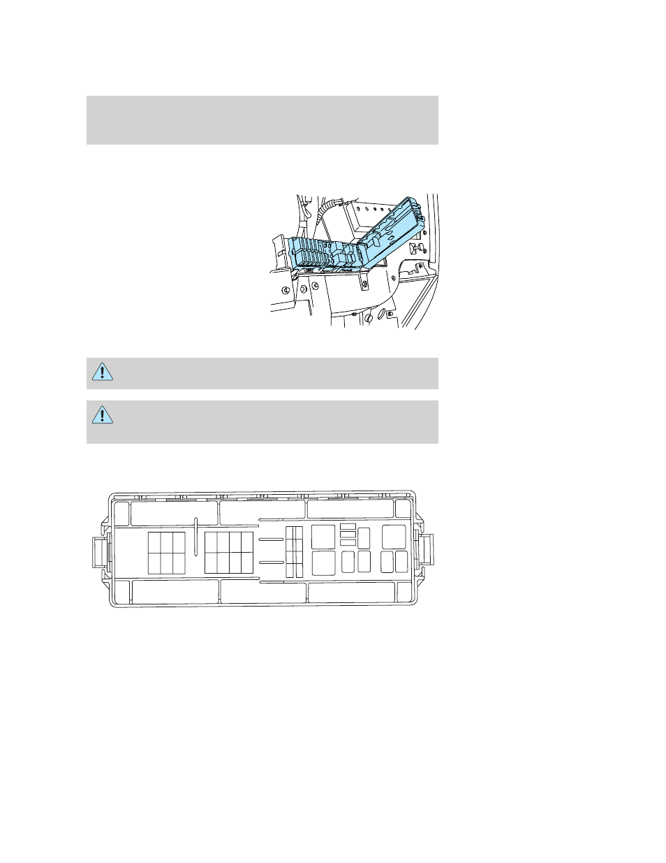 Power distribution box, Roadside emergencies | FORD 2007 Taurus User Manual | Page 164 / 232