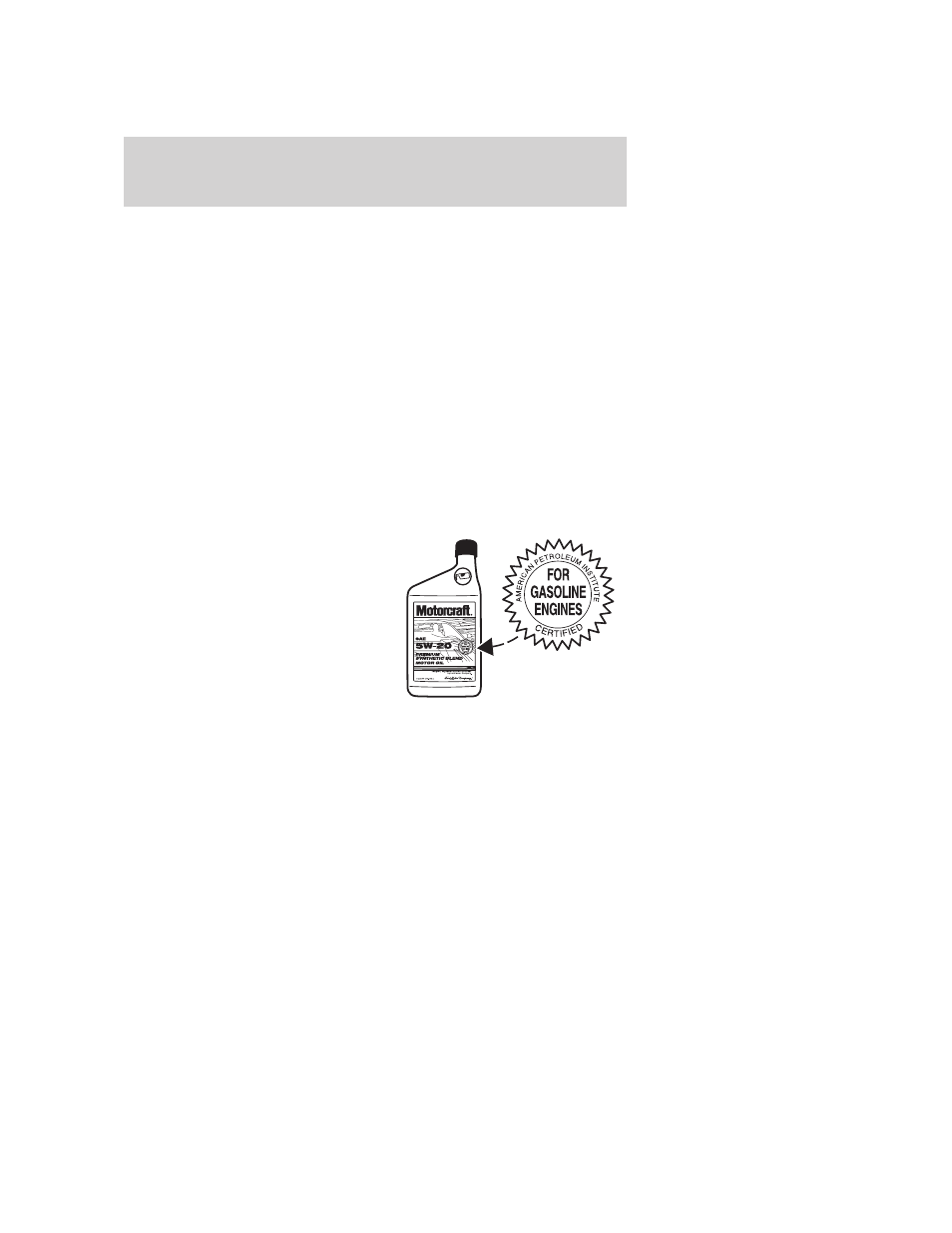 Adding engine oil, Engine oil and filter recommendations, Use sae 5w-20 engine oil | Maintenance and specifications | FORD 2007 Taurus User Manual | Page 197 / 232