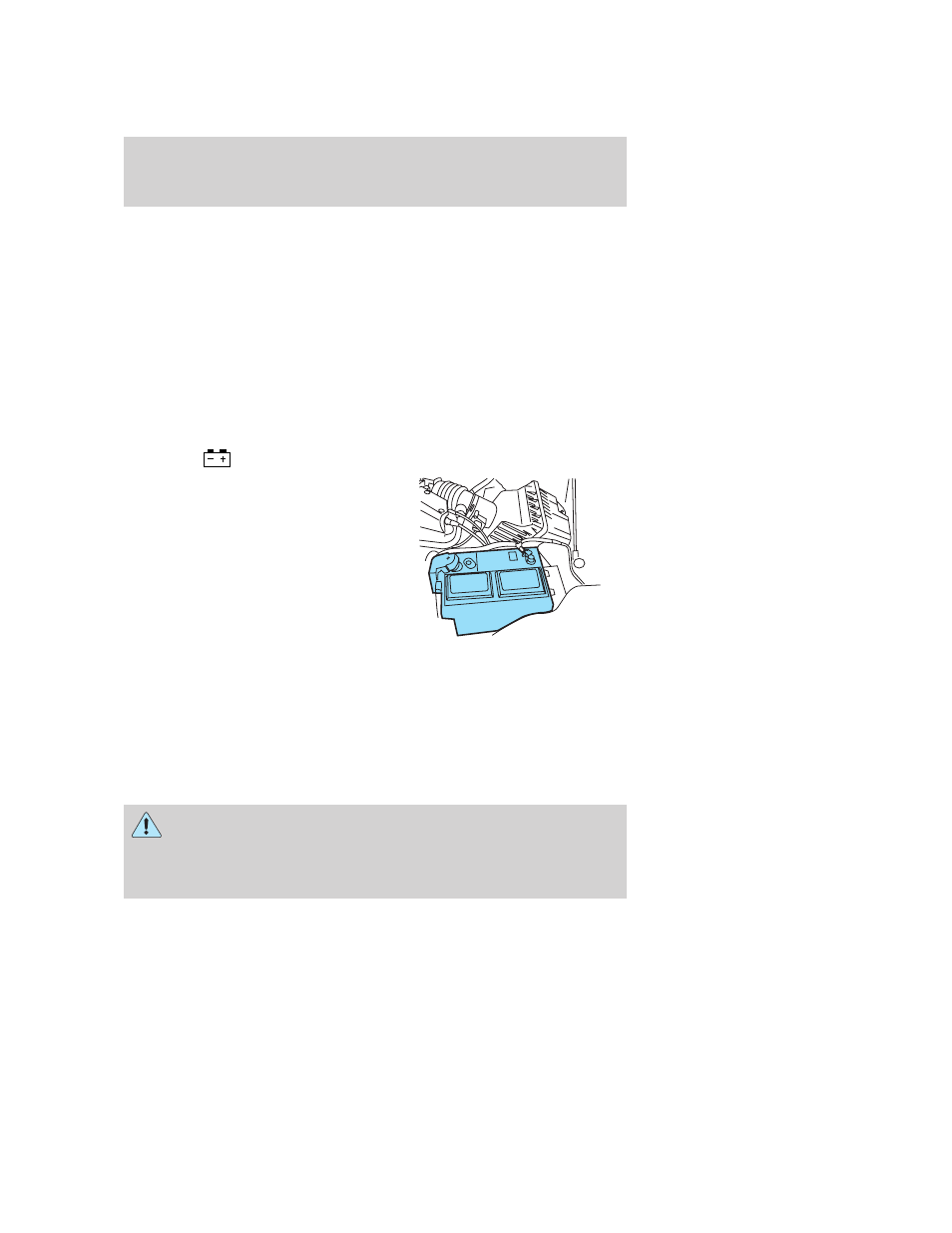 Battery, Maintenance and specifications | FORD 2007 Taurus User Manual | Page 198 / 232