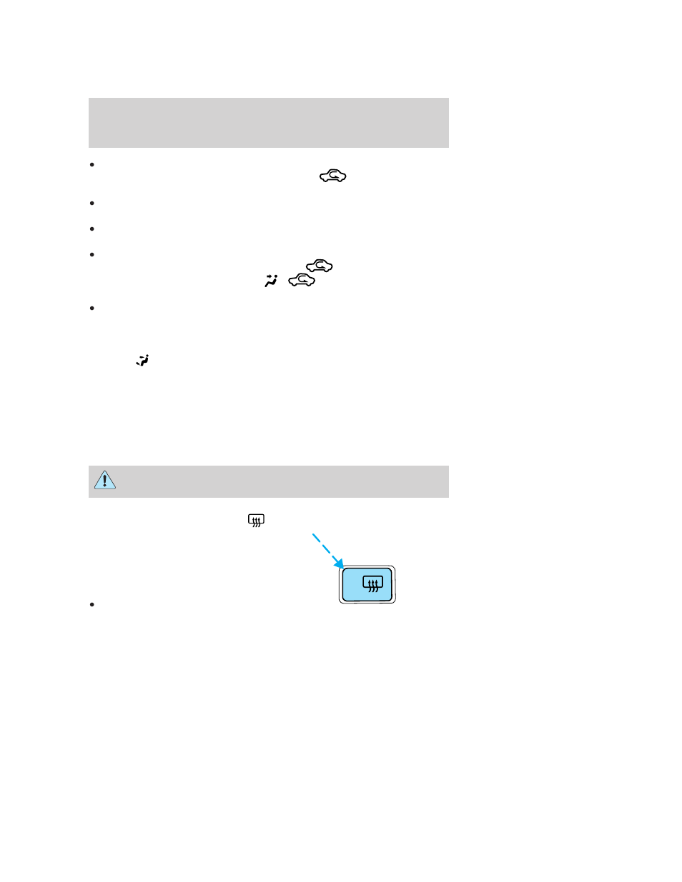 Rear window defroster, Climate controls | FORD 2007 Taurus User Manual | Page 27 / 232