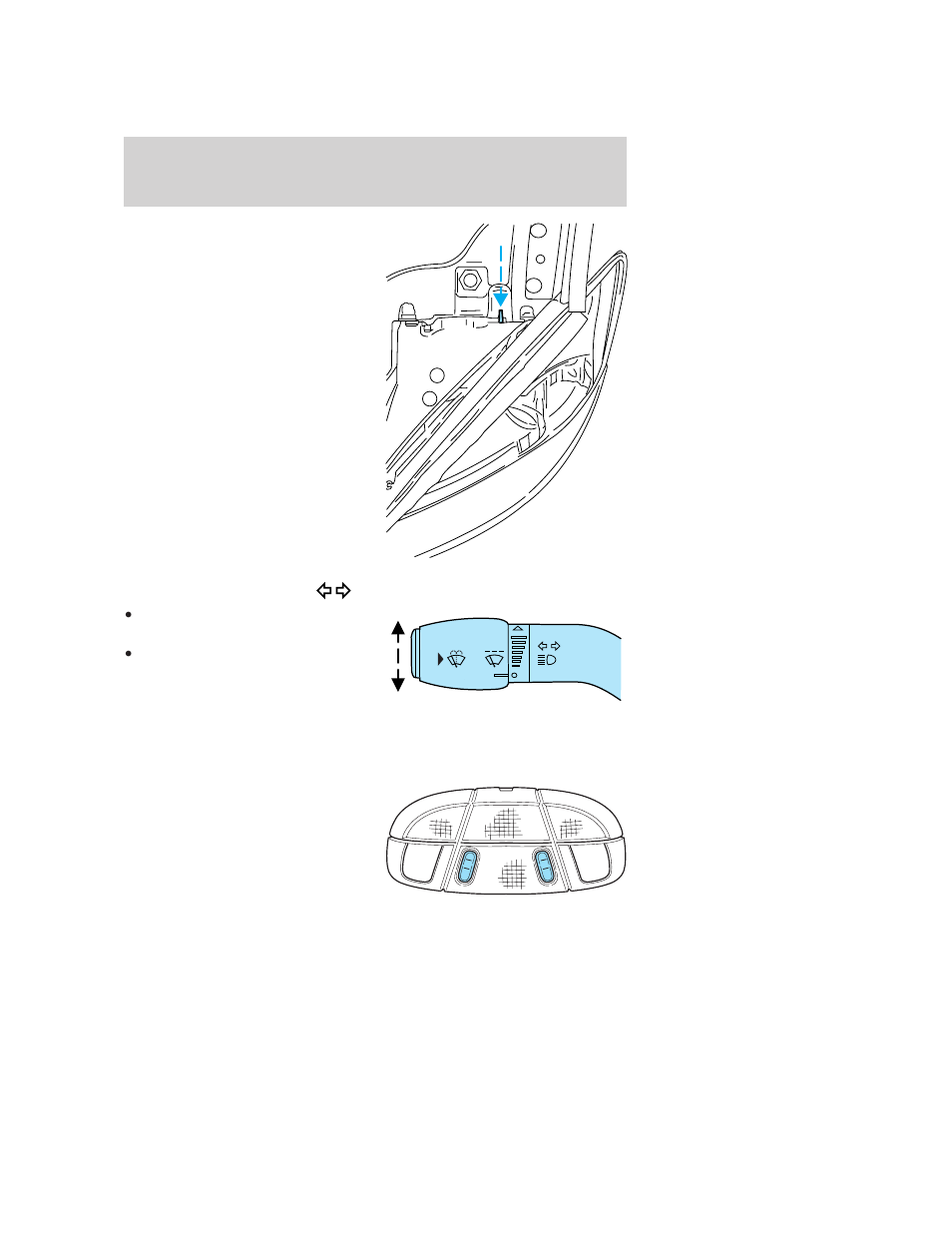 Turn signal control, Interior lamps, Map lamps/dome lamp | Lights | FORD 2007 Taurus User Manual | Page 32 / 232