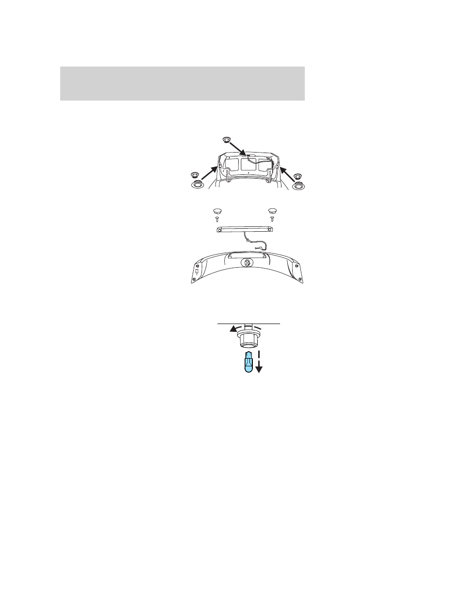 Replacing license plate lamp bulbs, Lights | FORD 2007 Taurus User Manual | Page 39 / 232