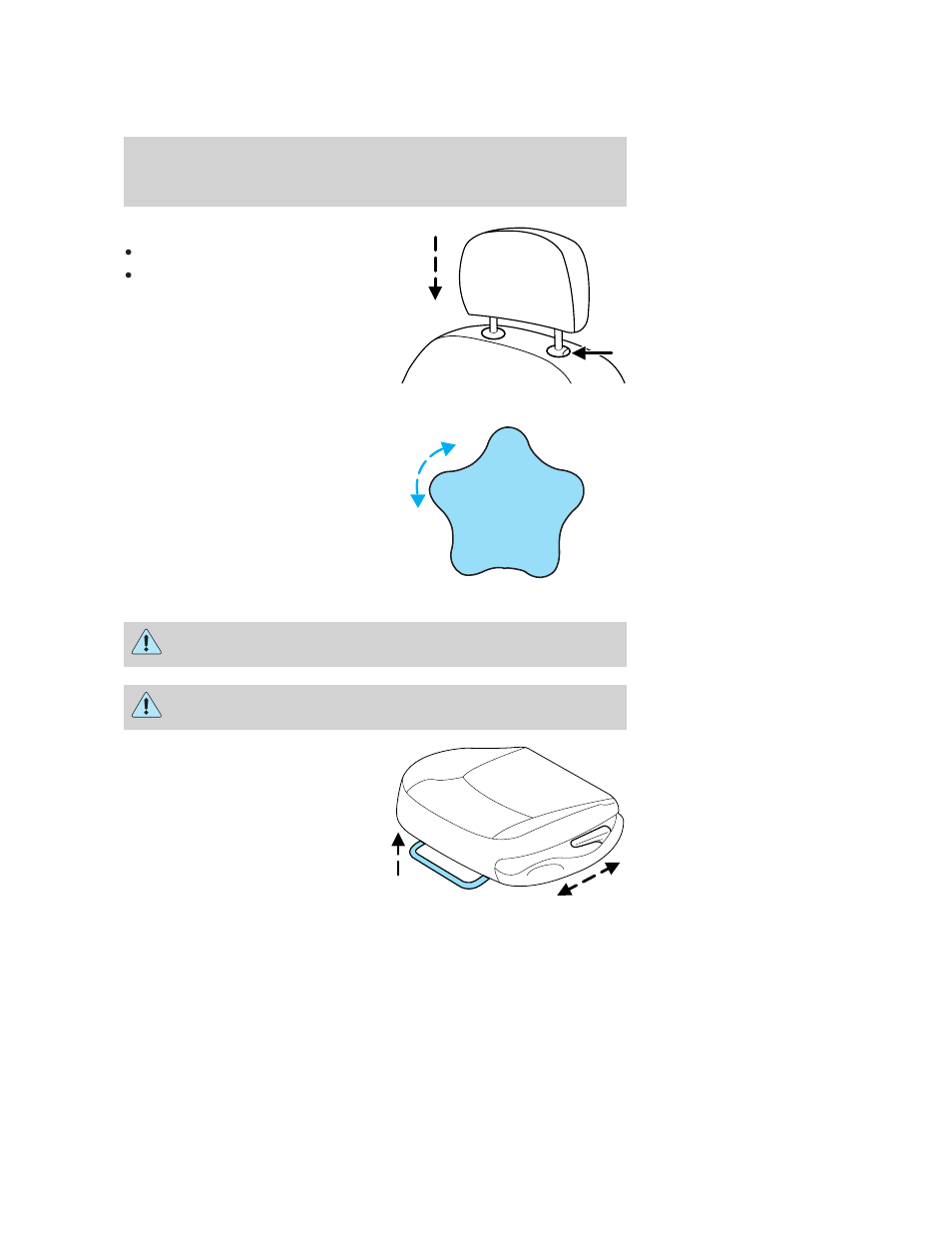 Using the manual lumbar support (if equipped), Adjusting the front manual seat (if equipped), Seating and safety restraints | FORD 2007 Taurus User Manual | Page 78 / 232