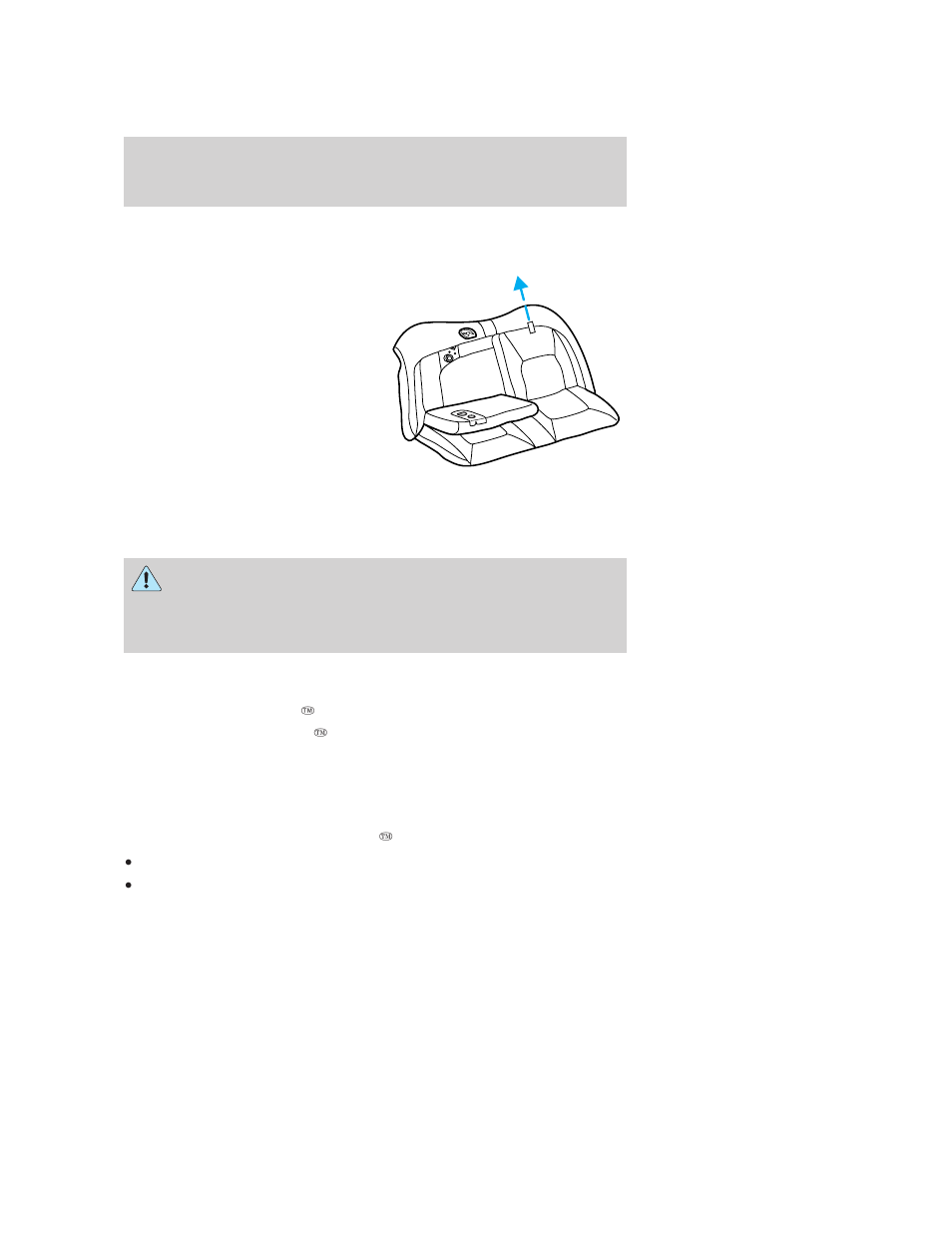Rear seats, 2nd seat/split-folding rear seat (if equipped), Safety restraints | Personal safety system, Seating and safety restraints | FORD 2007 Taurus User Manual | Page 81 / 232