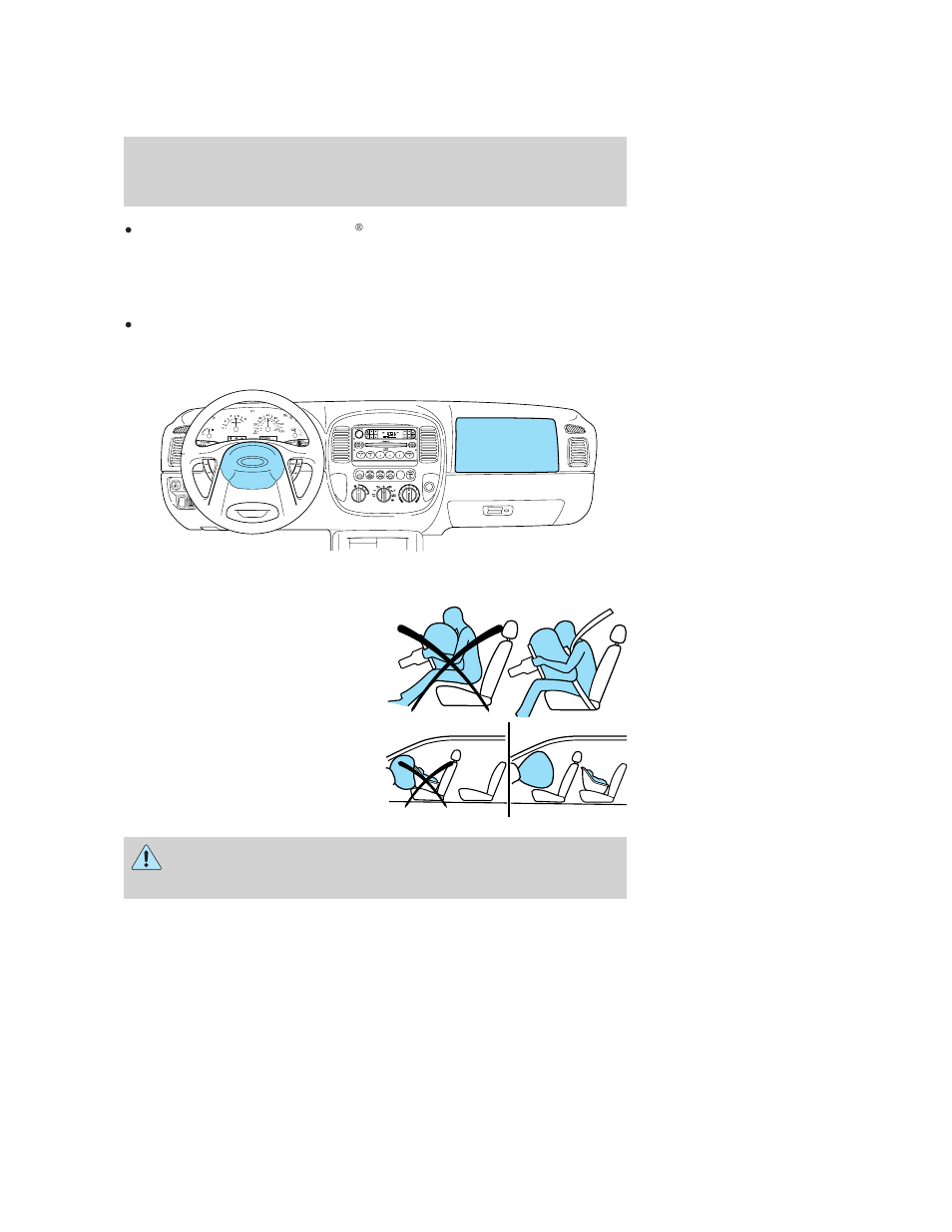 Airbag supplemental restraint system (srs), Important srs precautions, Airbags | Seating and safety restraints | FORD 2006 Escape v.3 User Manual | Page 112 / 296