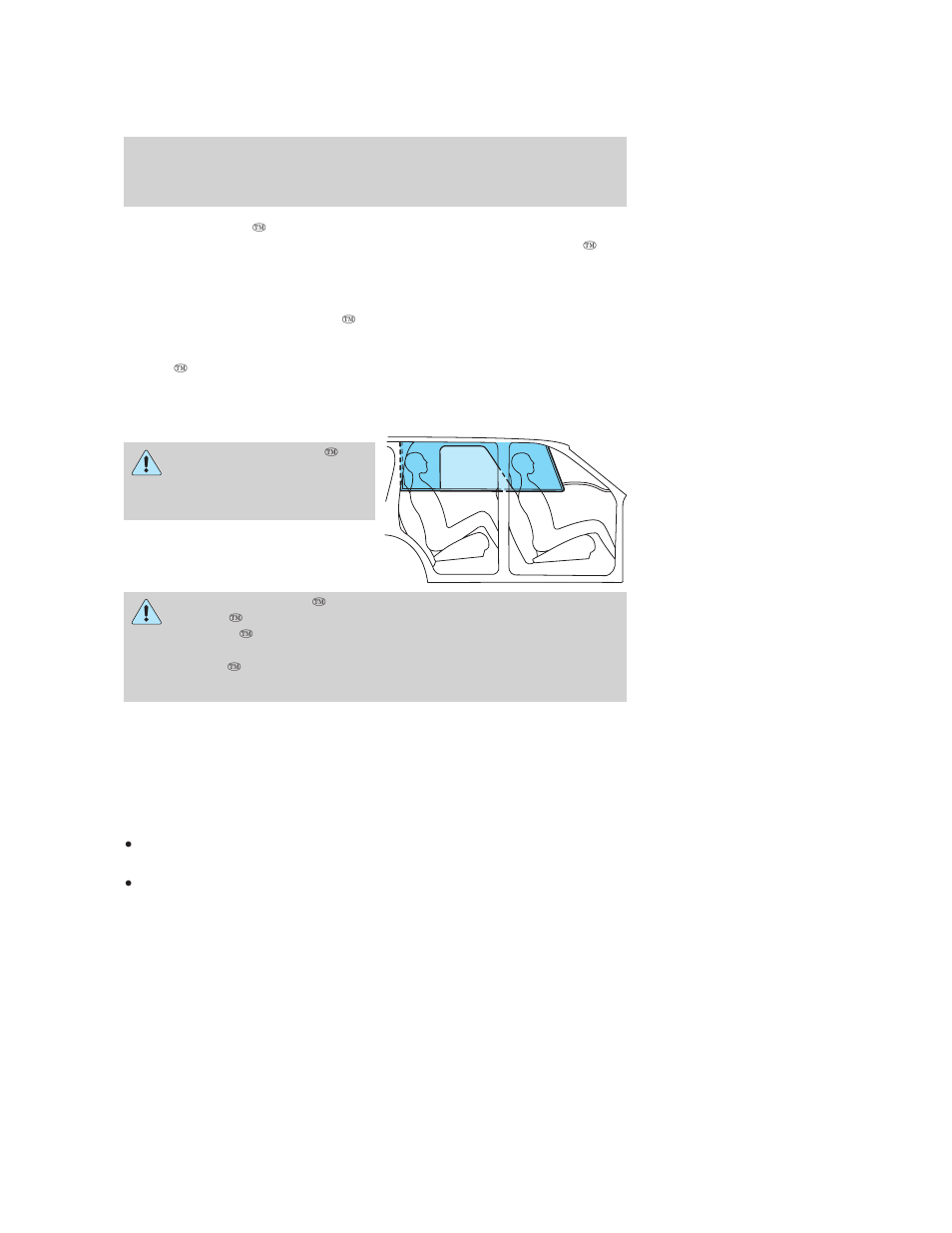 Determining if the system is operational, Seating and safety restraints | FORD 2006 Escape v.3 User Manual | Page 126 / 296