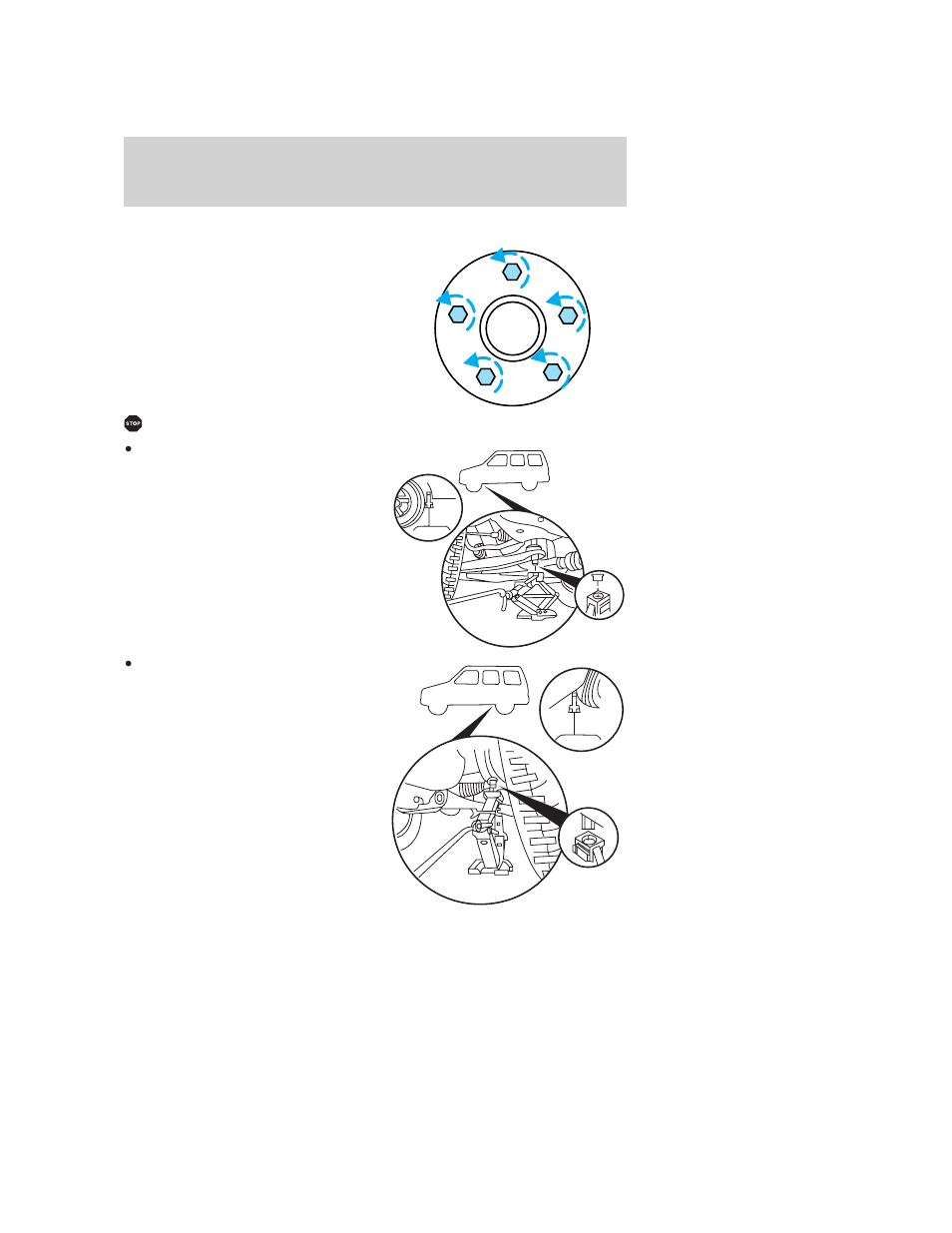 Changing the flat tire, Roadside emergencies | FORD 2006 Escape v.3 User Manual | Page 216 / 296