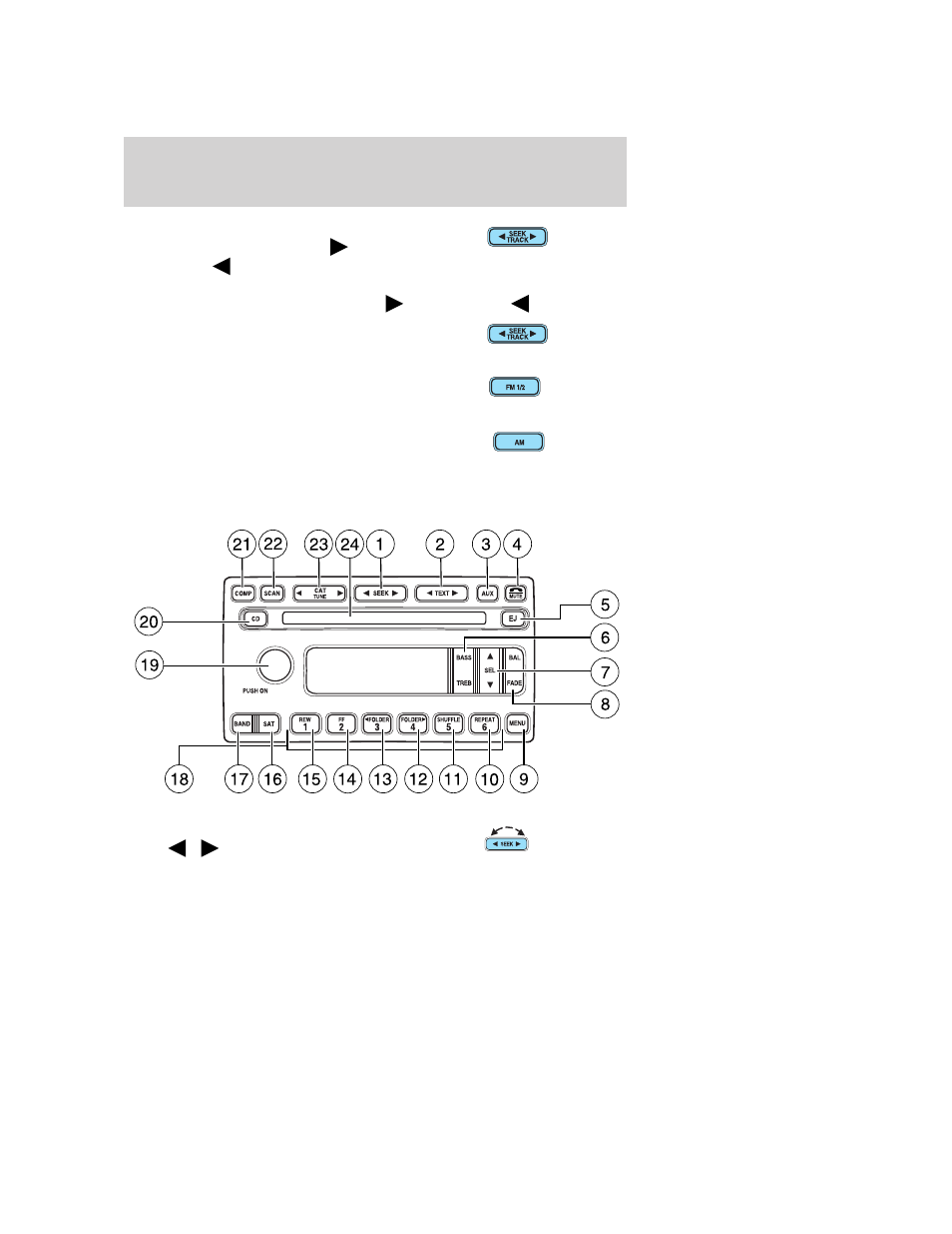 Am/fm stereo with cd/mp3, Entertainment systems | FORD 2006 Escape v.3 User Manual | Page 26 / 296