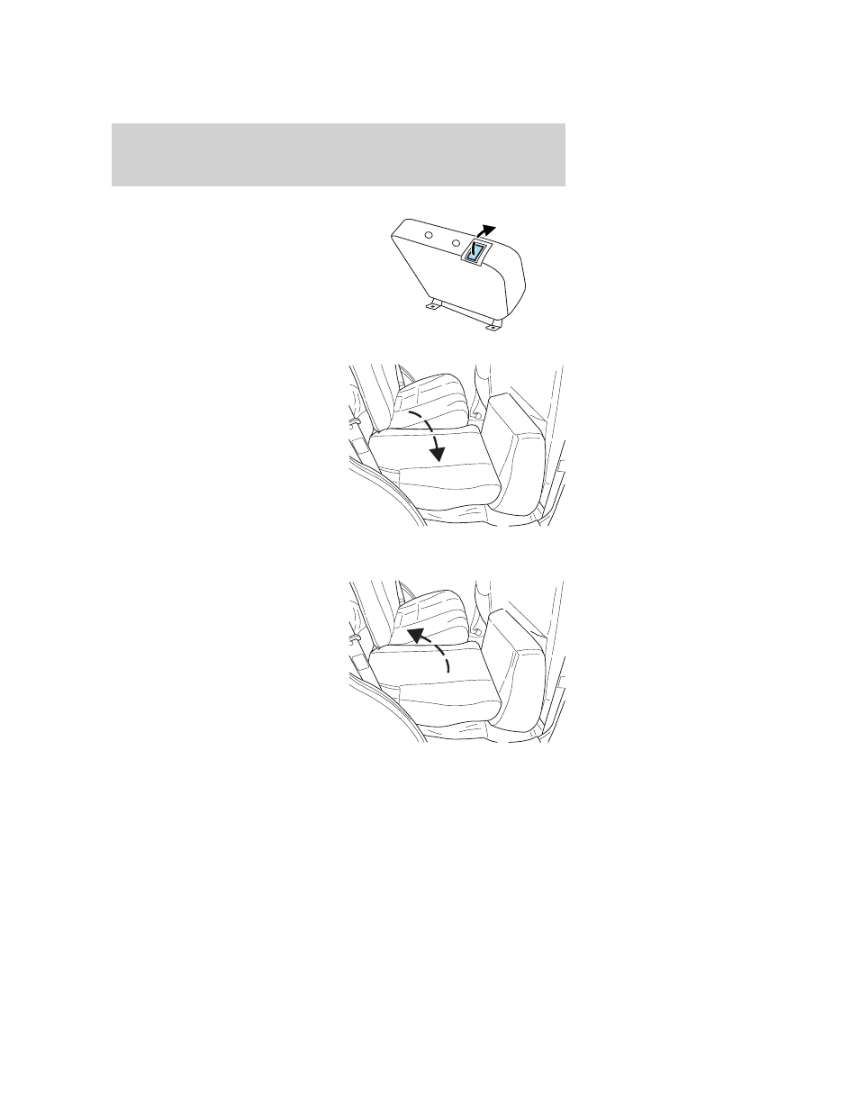 Returning the rear seats to upright position, Seating and safety restraints | FORD 2006 Escape v.3 User Manual | Page 95 / 296