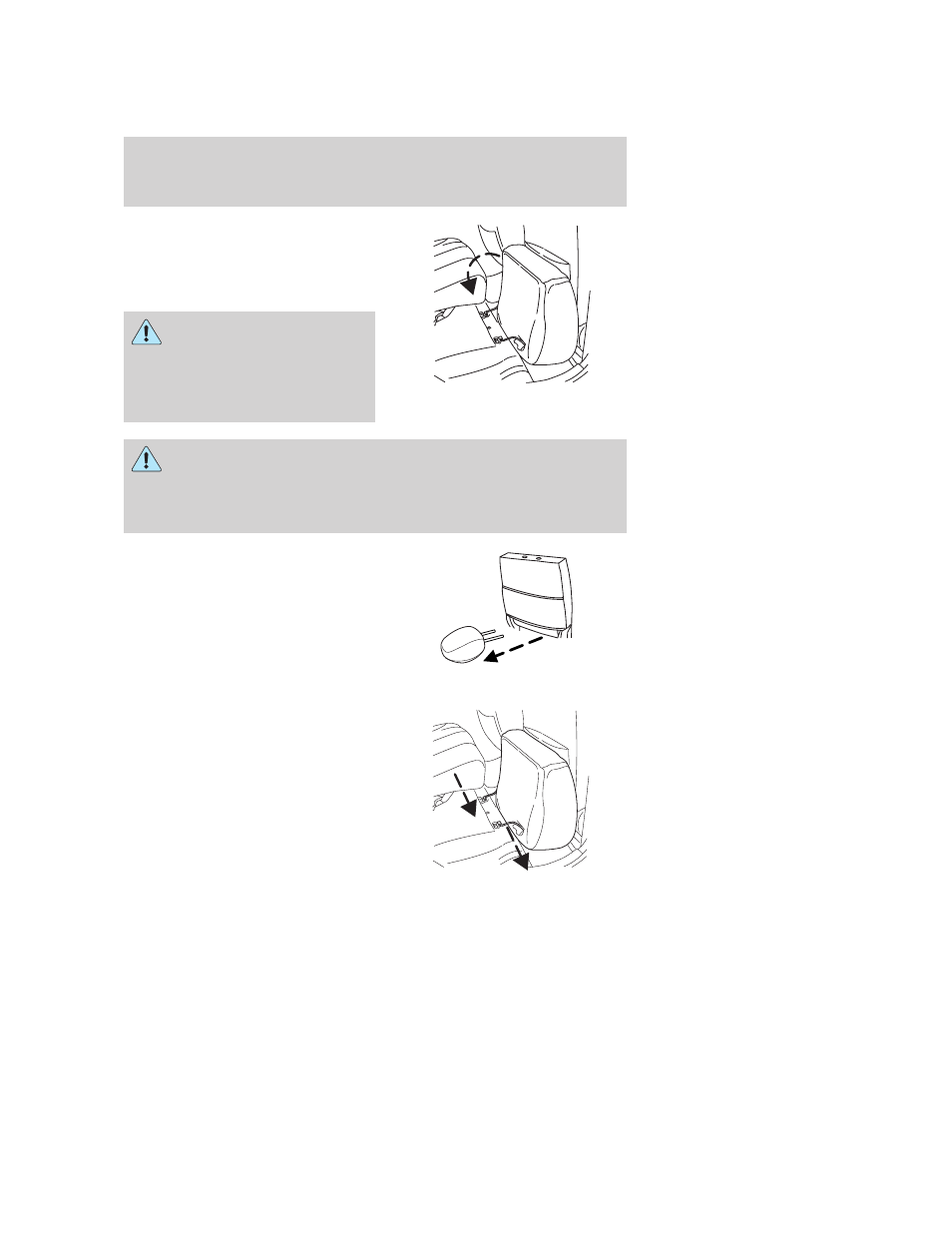 To remove the rear cushion, Seating and safety restraints | FORD 2006 Escape v.3 User Manual | Page 96 / 296