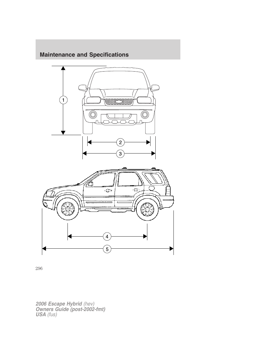 FORD 2006 Escape Hybrid v.1 User Manual | Page 296 / 328