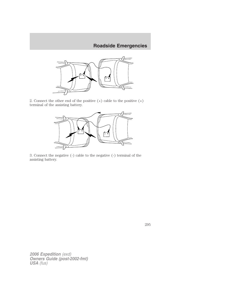 Roadside emergencies | FORD 2006 Expedition v.2 User Manual | Page 295 / 368