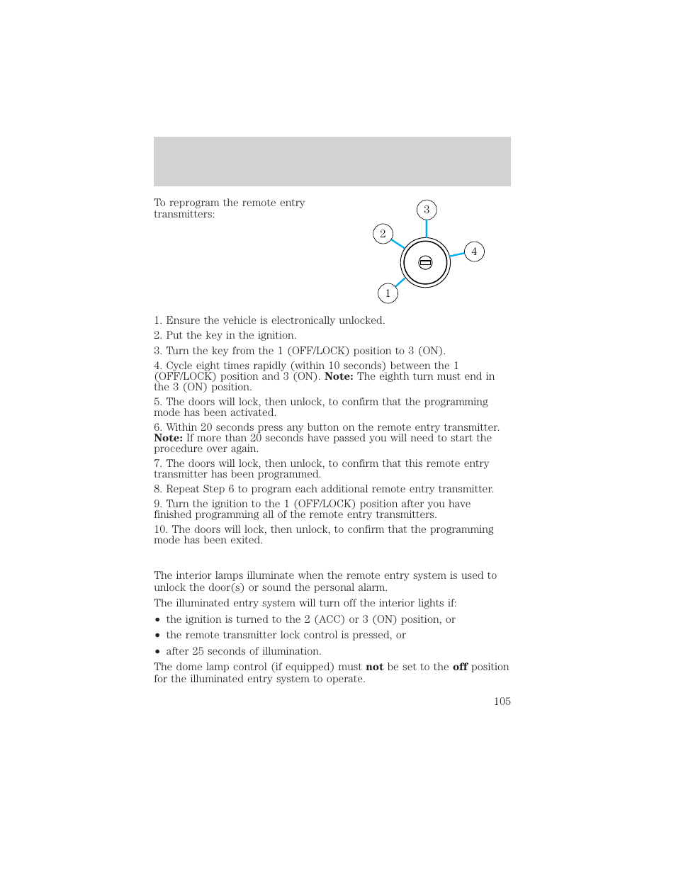 Locks and security | FORD 2006 Explorer v.1 User Manual | Page 105 / 328