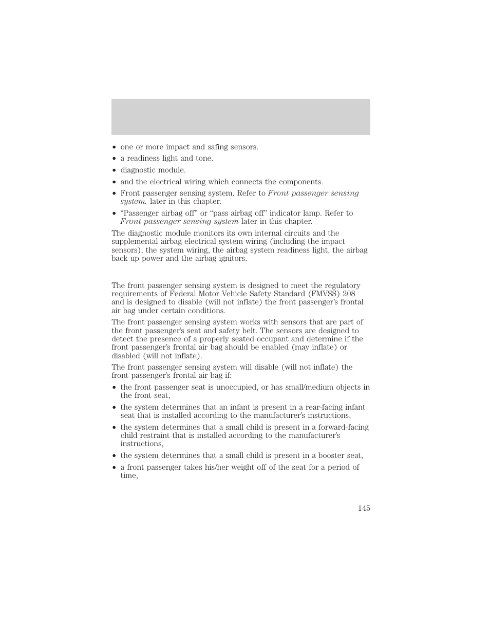 Seating and safety restraints | FORD 2006 Explorer v.1 User Manual | Page 145 / 328