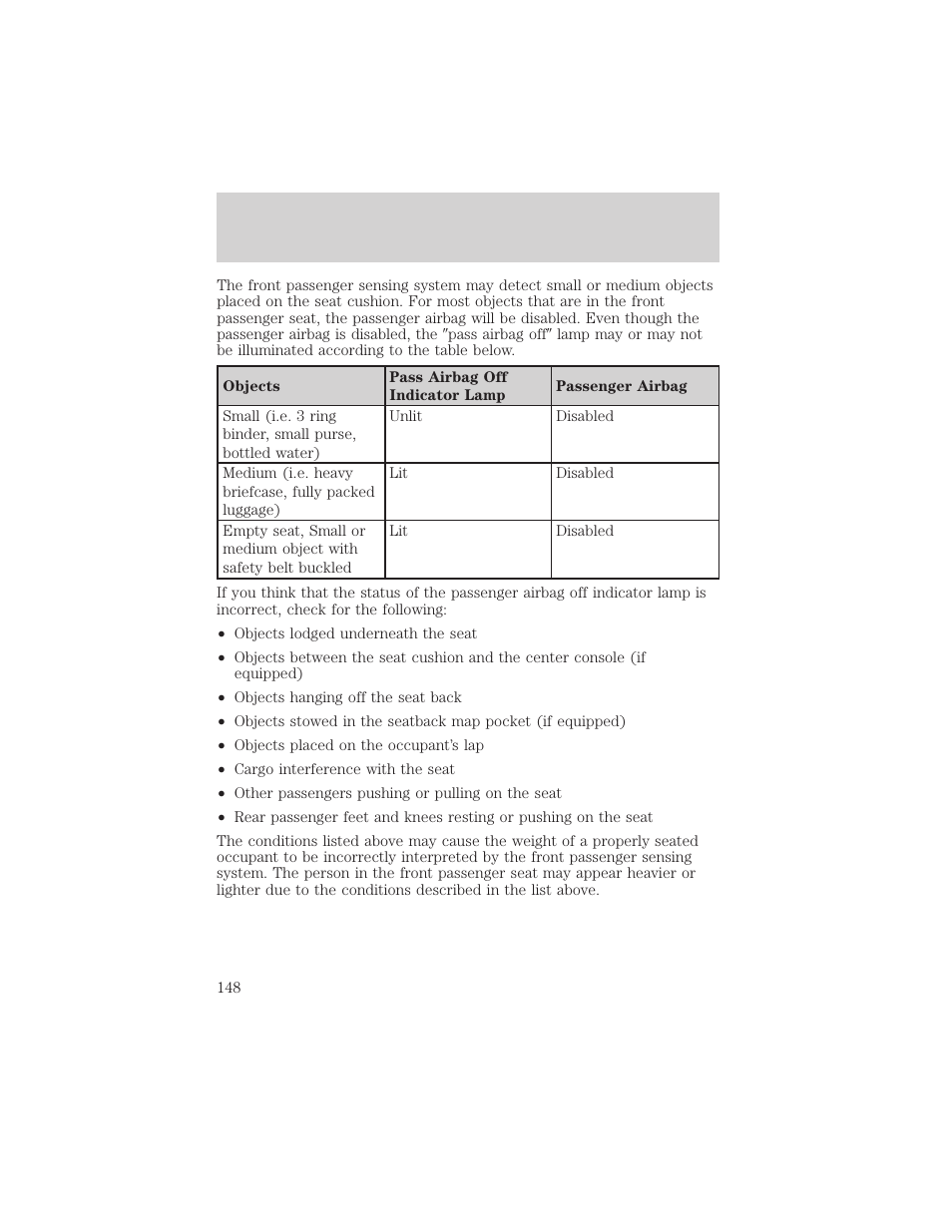 Seating and safety restraints | FORD 2006 Explorer v.1 User Manual | Page 148 / 328