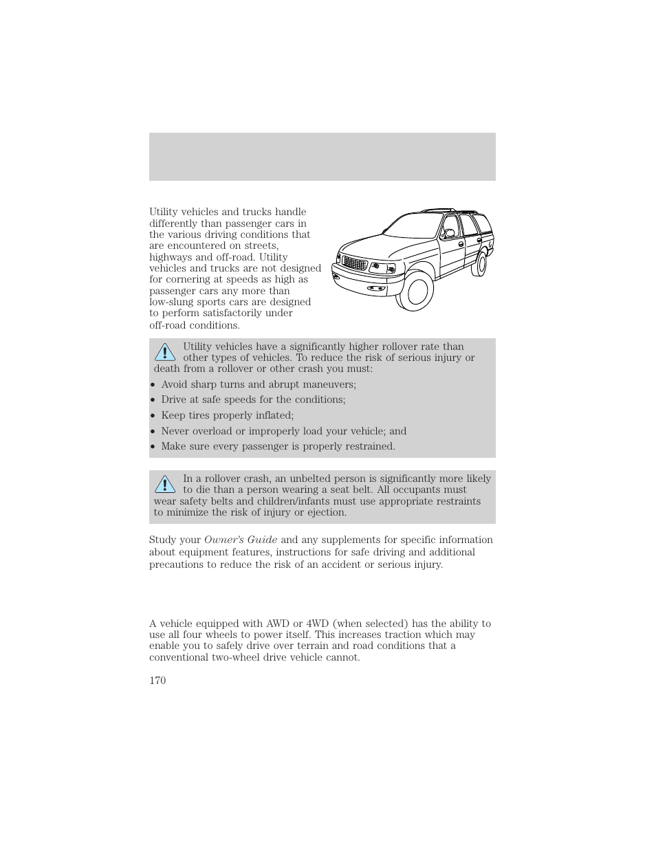 Tires, wheels and loading | FORD 2006 Explorer v.1 User Manual | Page 170 / 328