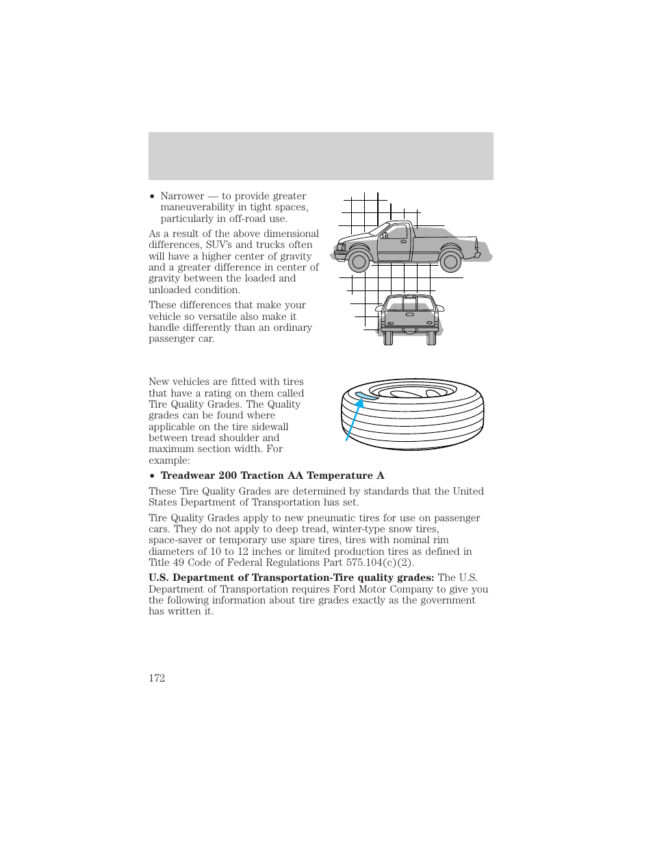 Tires, wheels and loading | FORD 2006 Explorer v.1 User Manual | Page 172 / 328