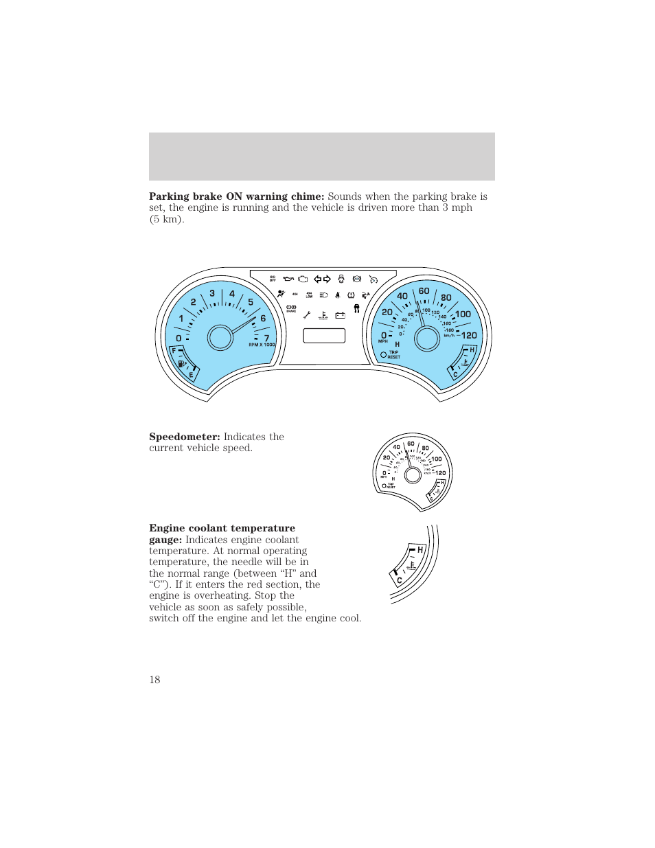 Instrument cluster | FORD 2006 Explorer v.1 User Manual | Page 18 / 328