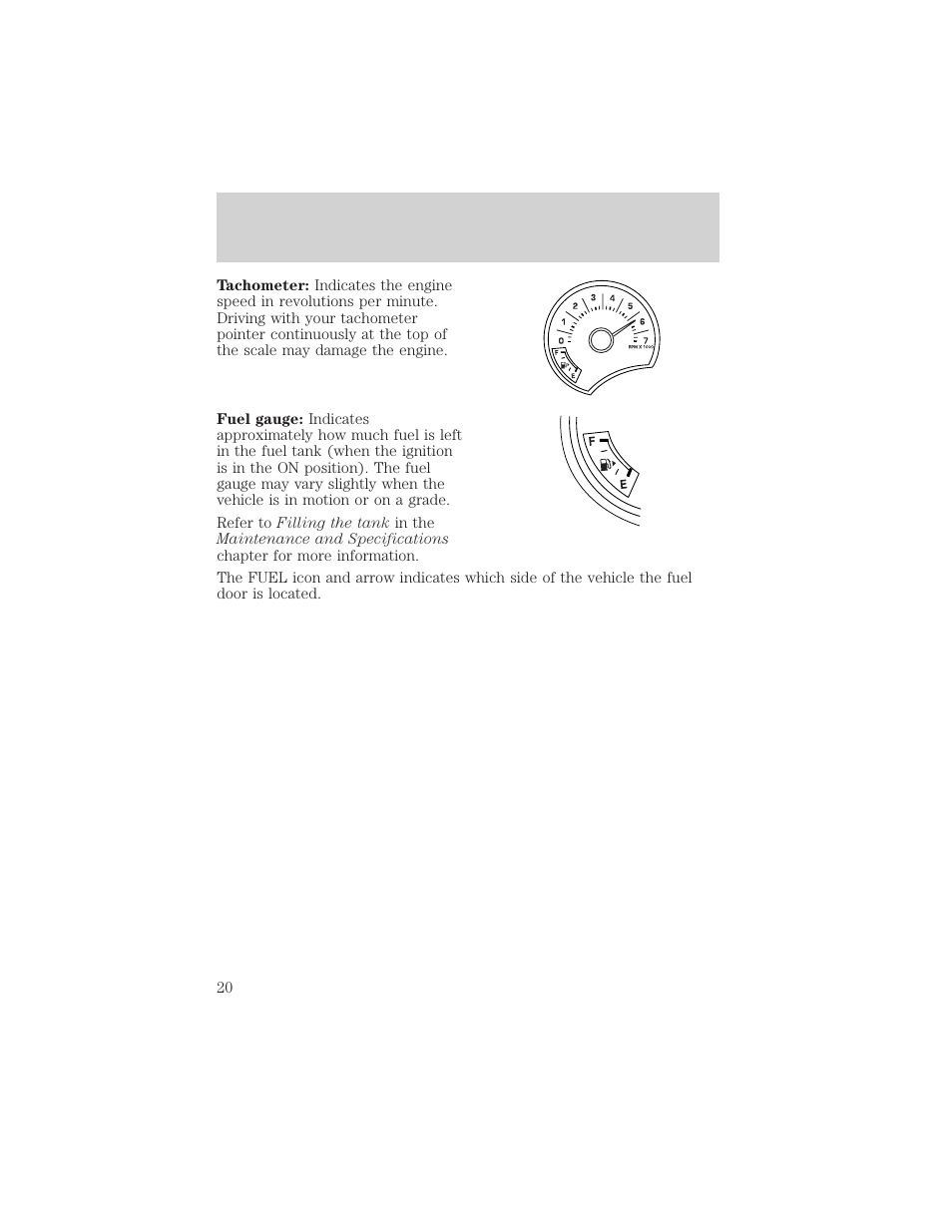 Instrument cluster | FORD 2006 Explorer v.1 User Manual | Page 20 / 328