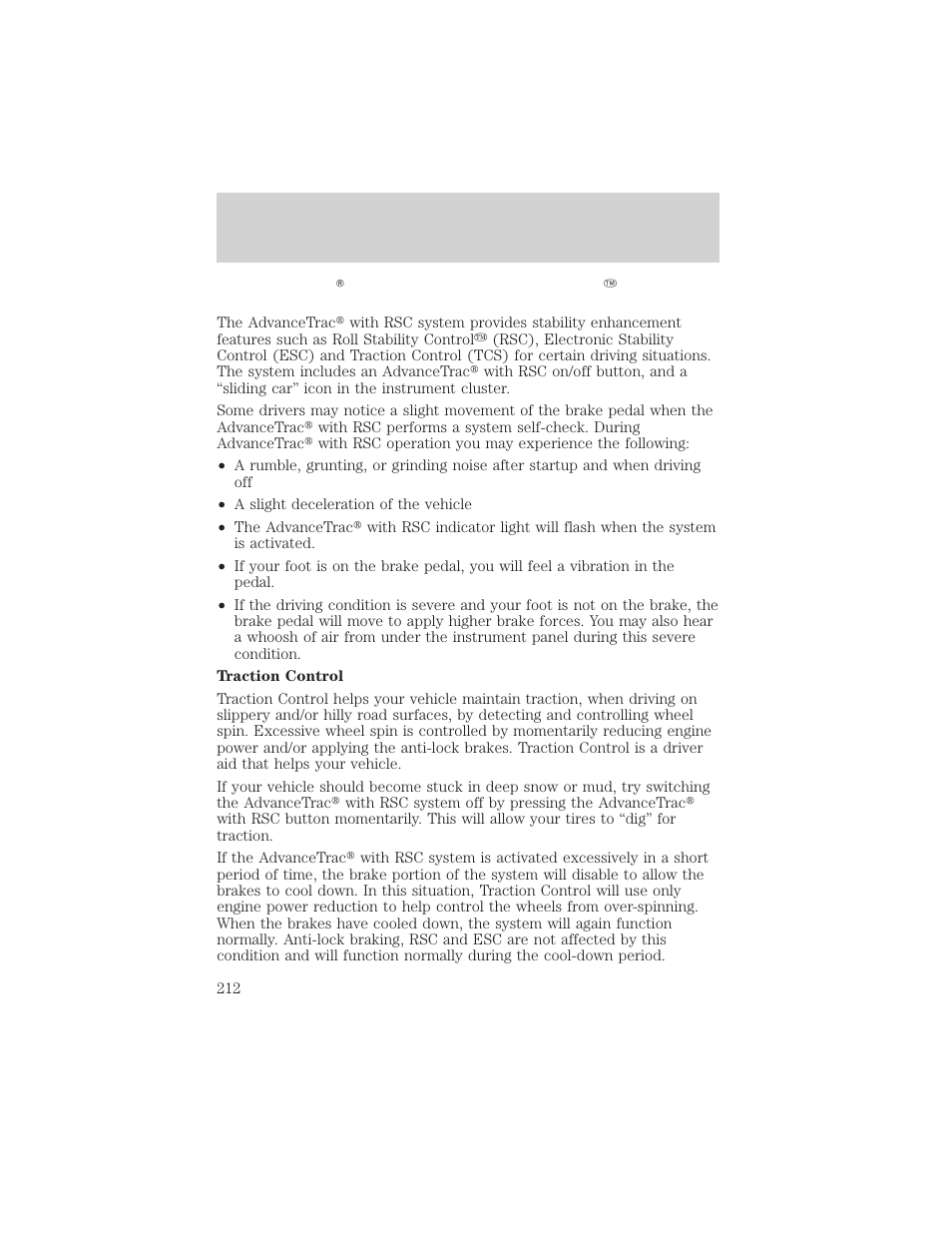 Driving | FORD 2006 Explorer v.1 User Manual | Page 212 / 328