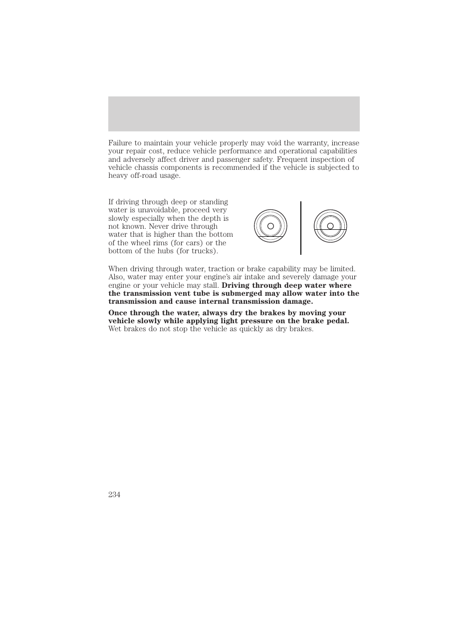 Driving | FORD 2006 Explorer v.1 User Manual | Page 234 / 328